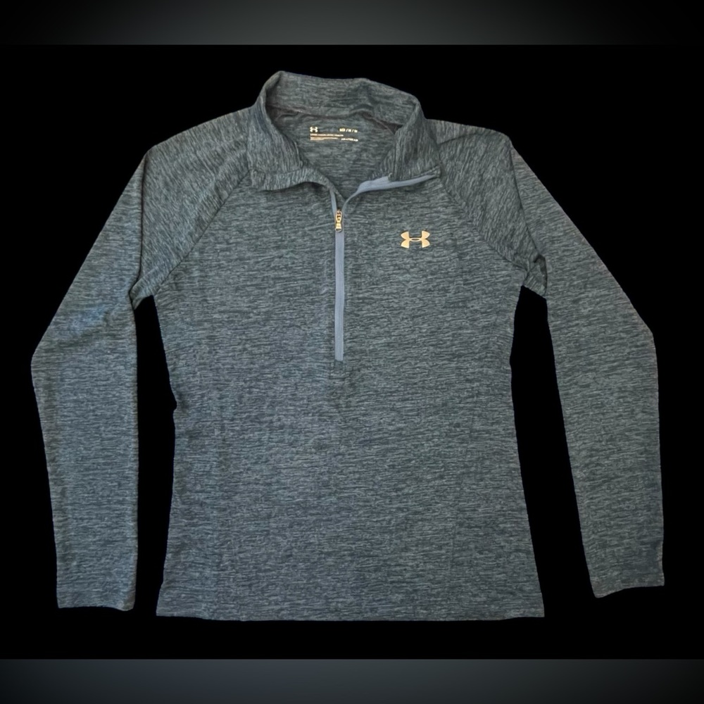 Under Armour Blue Quarter-Zip Pullover - Picture 5 of 9